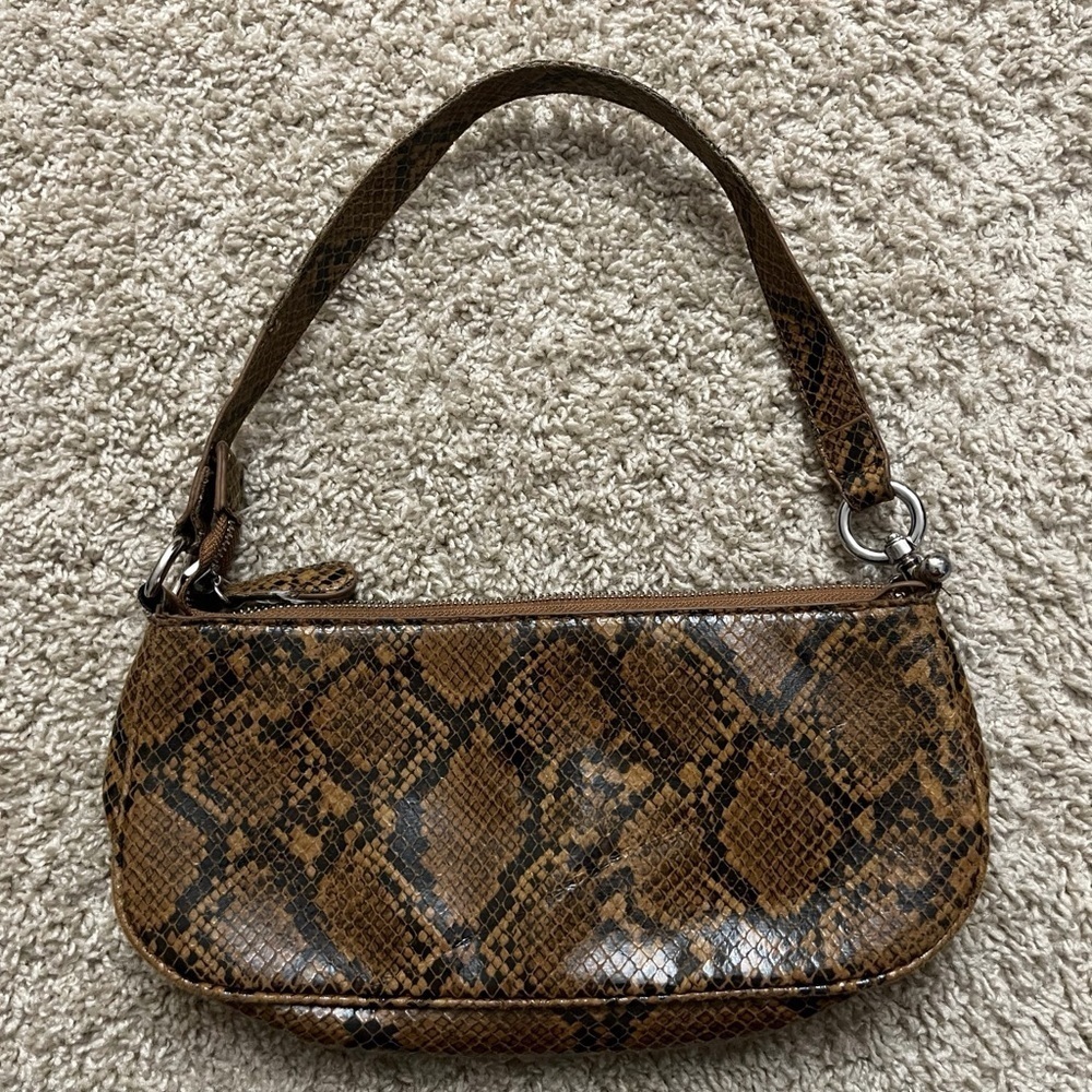 Urban Outfitters Y2K style animal print snakeskin print shoulder bag fall